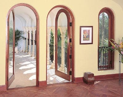 Mahogany French doors 14
