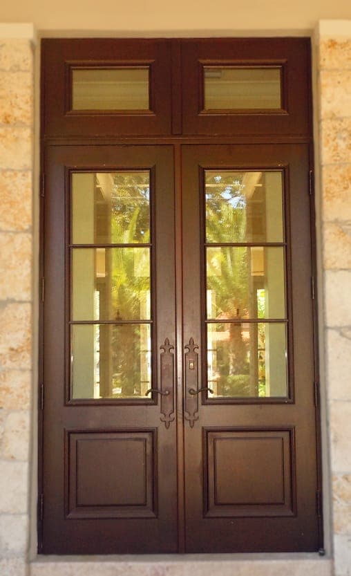 Mahogany French doors 15