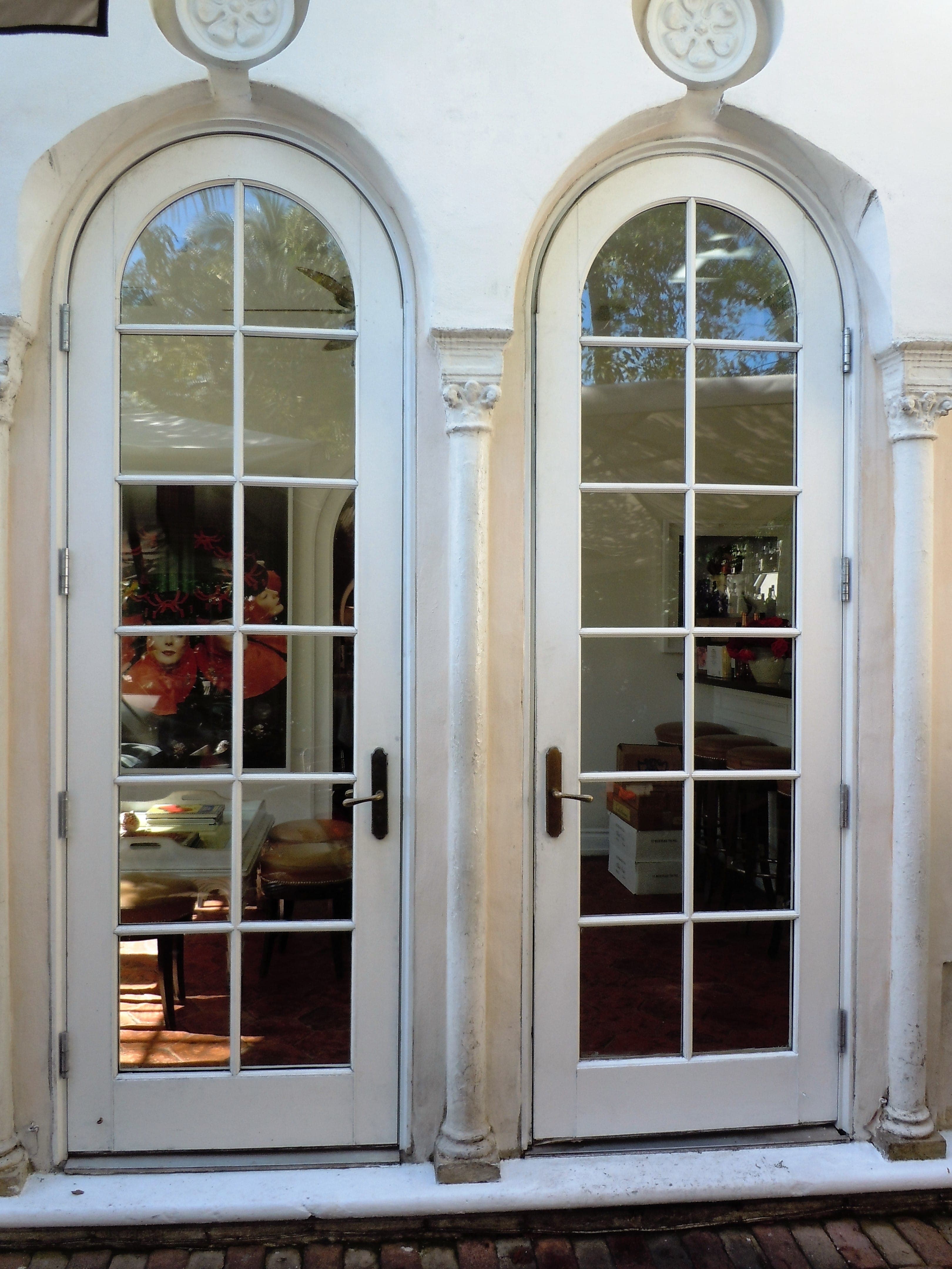 Mahogany French doors 16