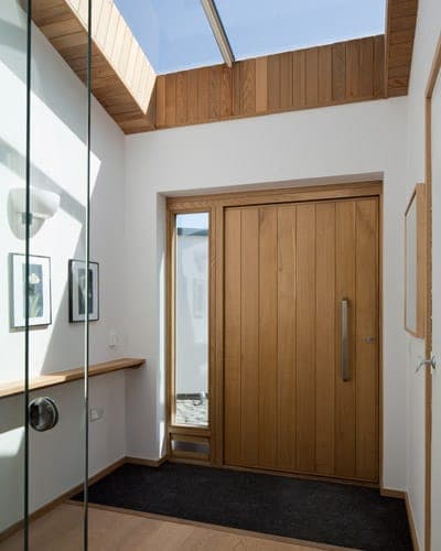 Mahogany pivot door 2