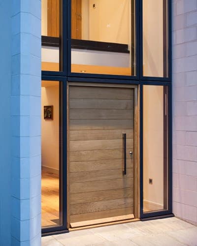 Mahogany pivot door 4