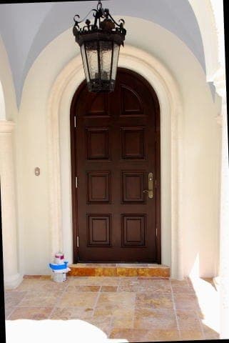 Classic mahogany entry door 2