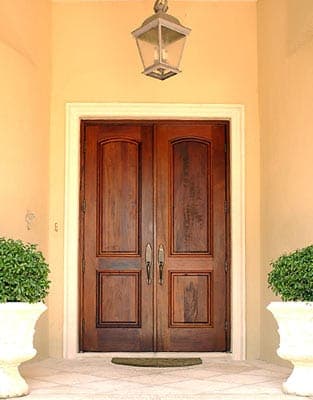 Classic mahogany entry door 3