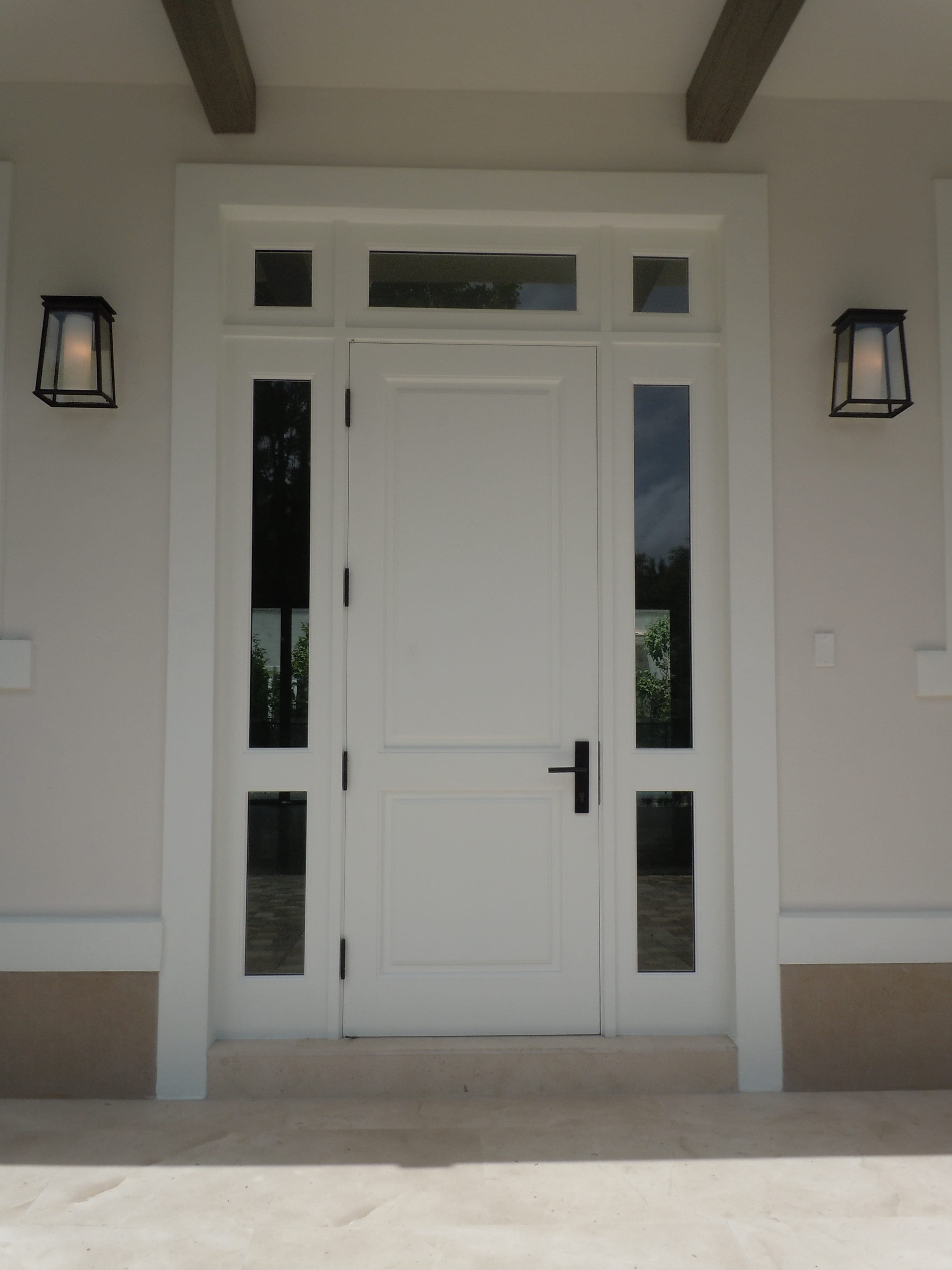 Classic mahogany entry door 9