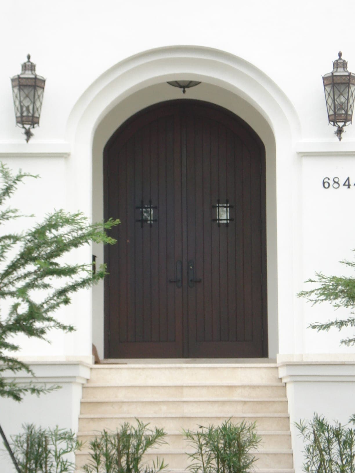 Classic mahogany entry door 11