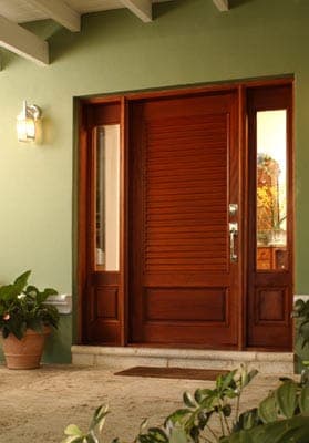 Classic mahogany entry door 18