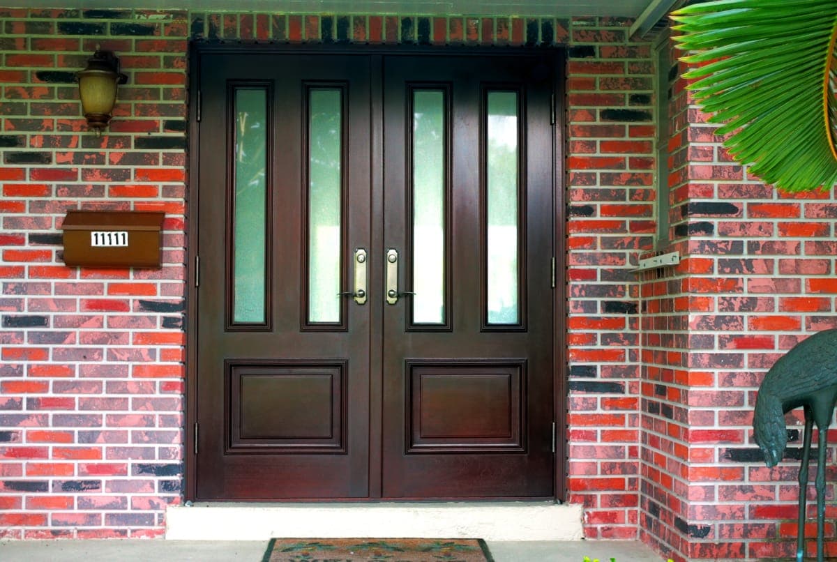 Classic mahogany entry door 25