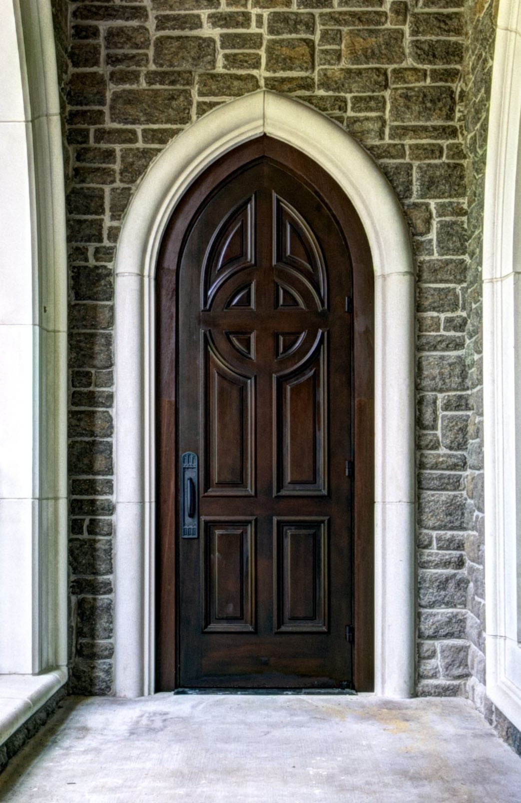 Classic mahogany entry door 27