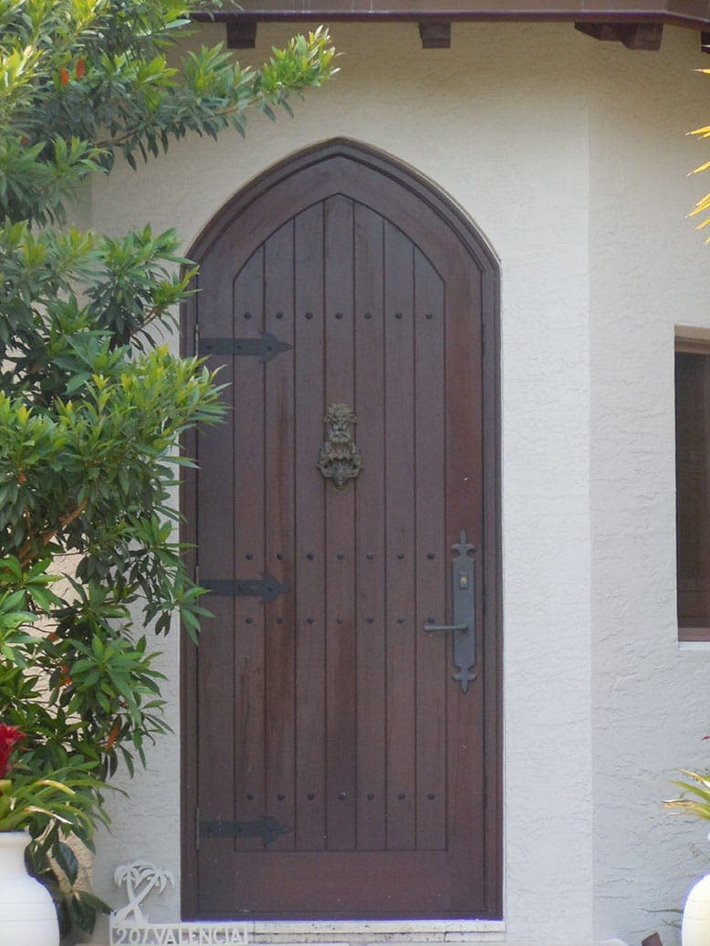Classic mahogany entry door 33