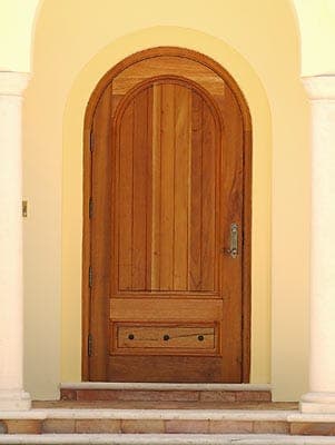 Classic mahogany entry door 36