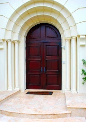 Classic mahogany entry door 38