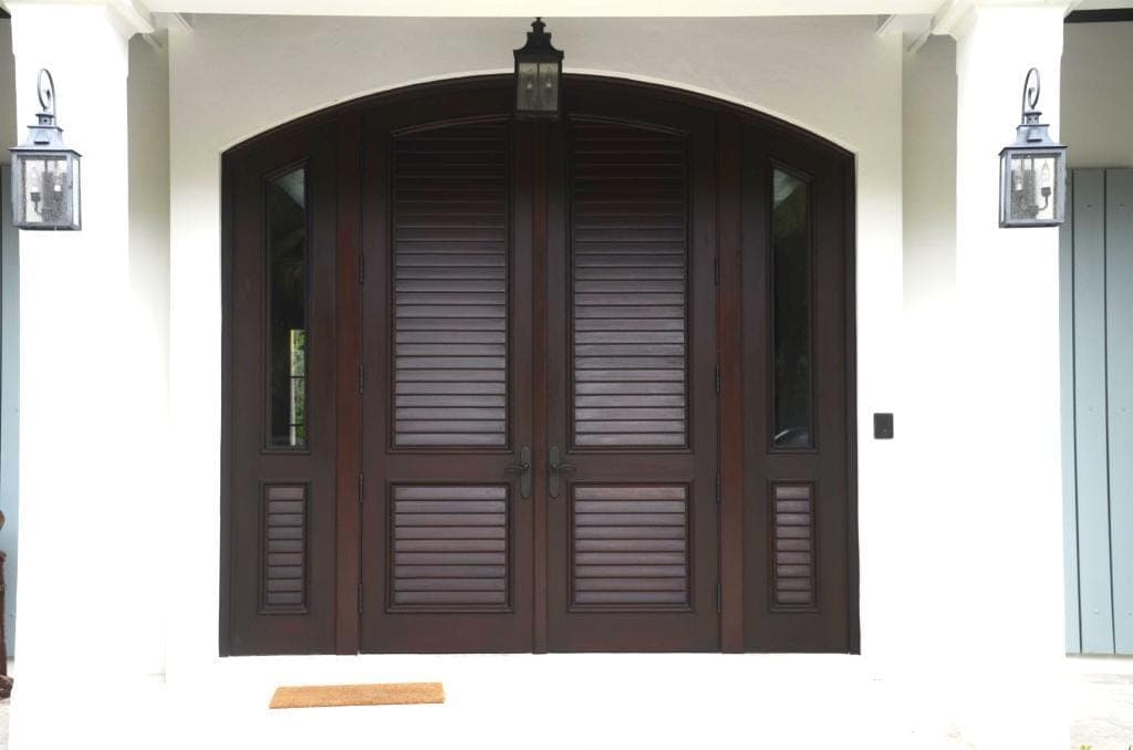 Classic mahogany entry door 40