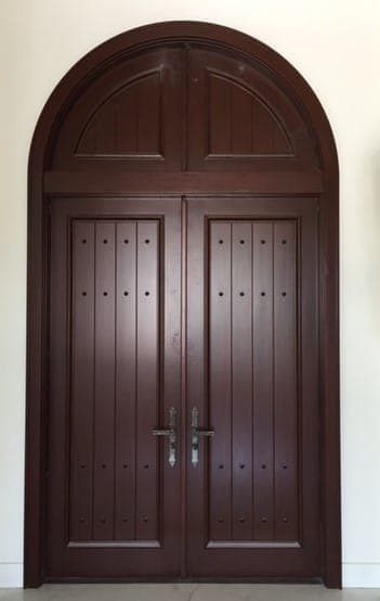 Classic mahogany entry door 46