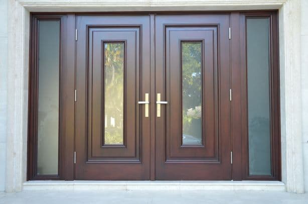 Classic mahogany entry door 47