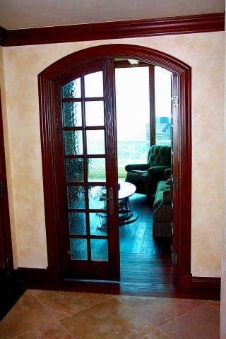 Classic mahogany interior door 9