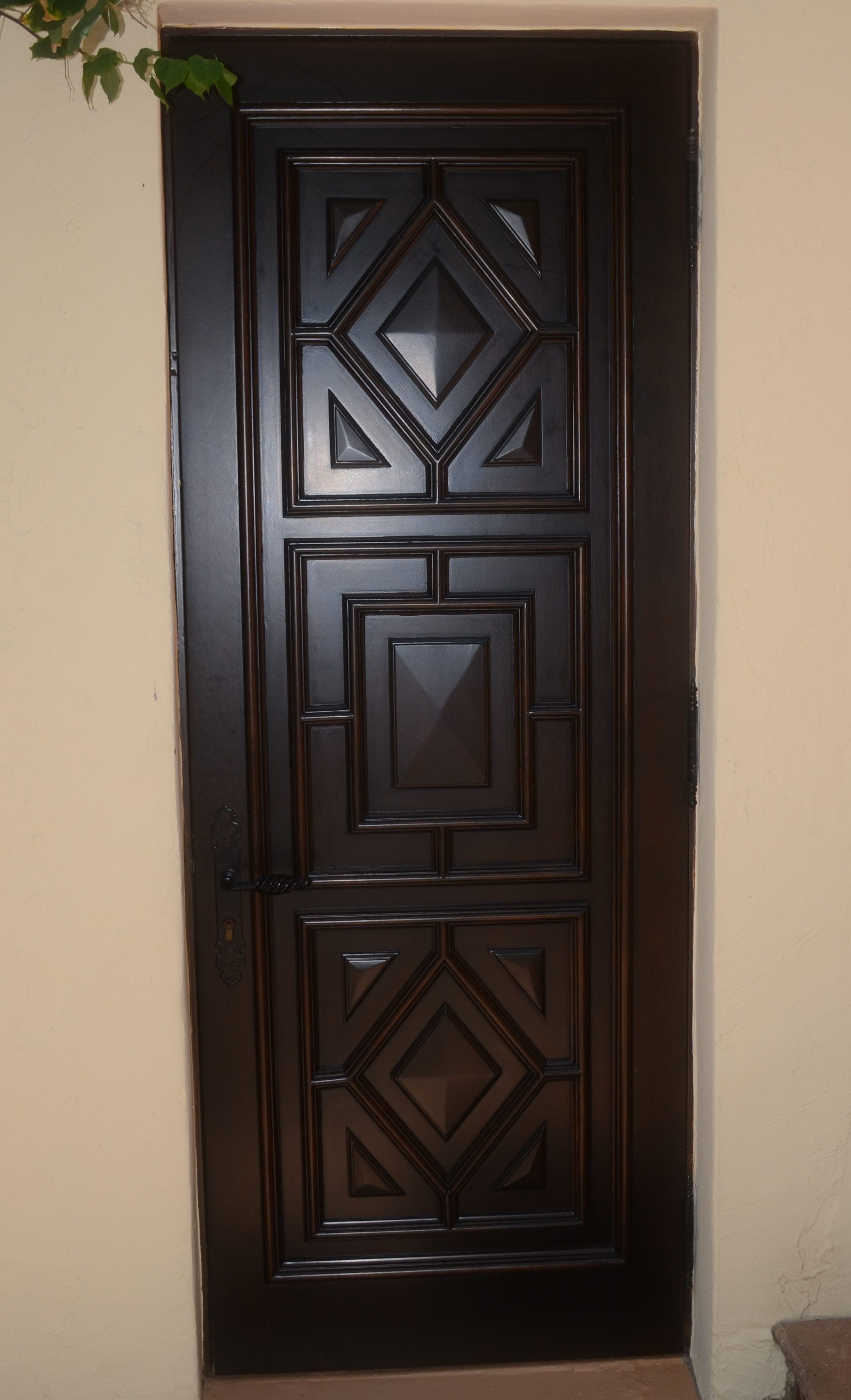 Classic mahogany interior door 11