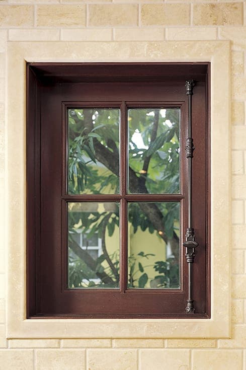 Mahogany casement window 5