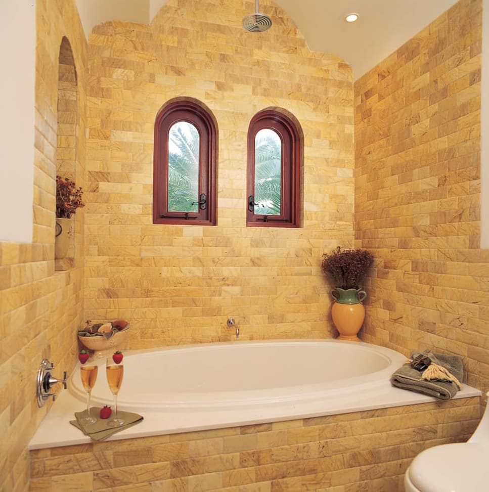 Mahogany casement window 6