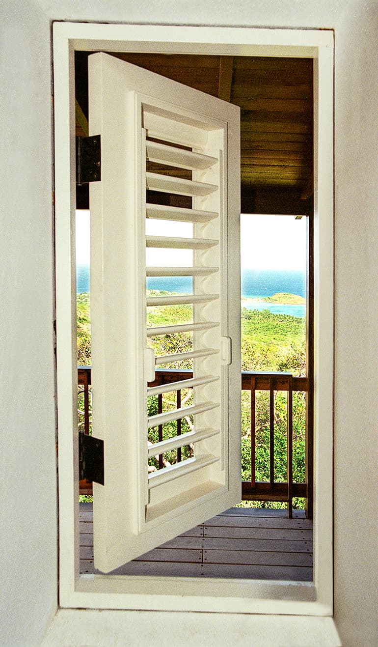 Mahogany casement window 10