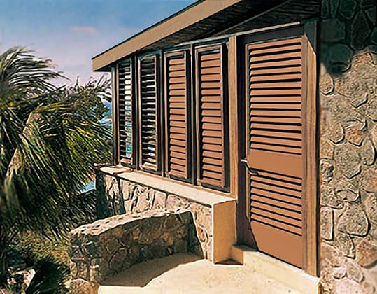 Mahogany casement window 1