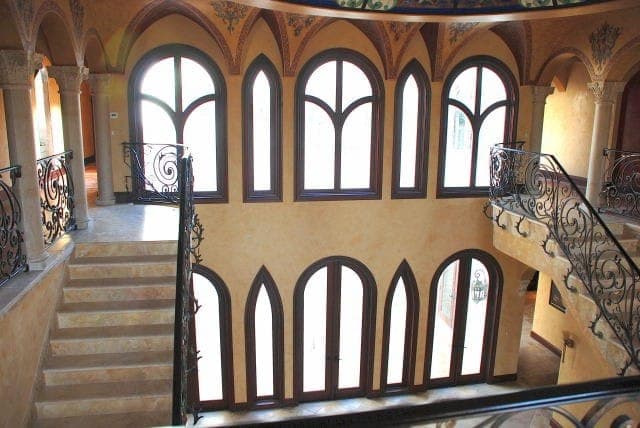 Mahogany casement window 12