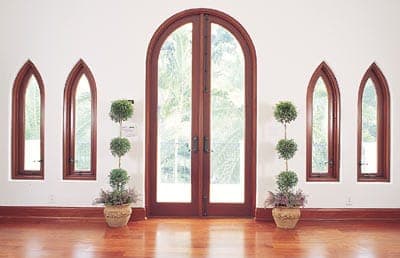 Mahogany fixed window 5