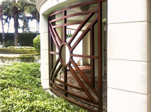 Garage and trellis mahogany project 1