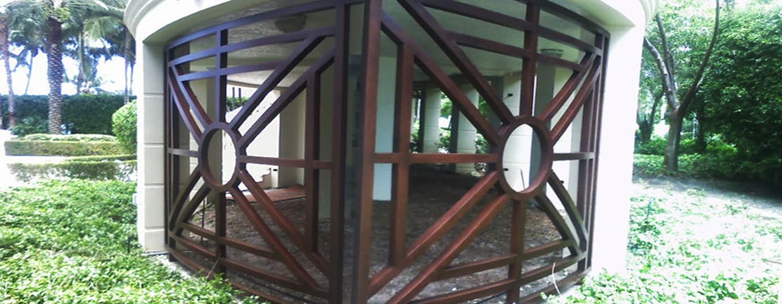 Garage and trellis mahogany project 2