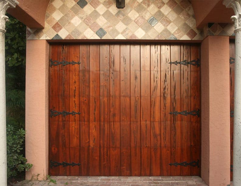 Garage and trellis mahogany project 9