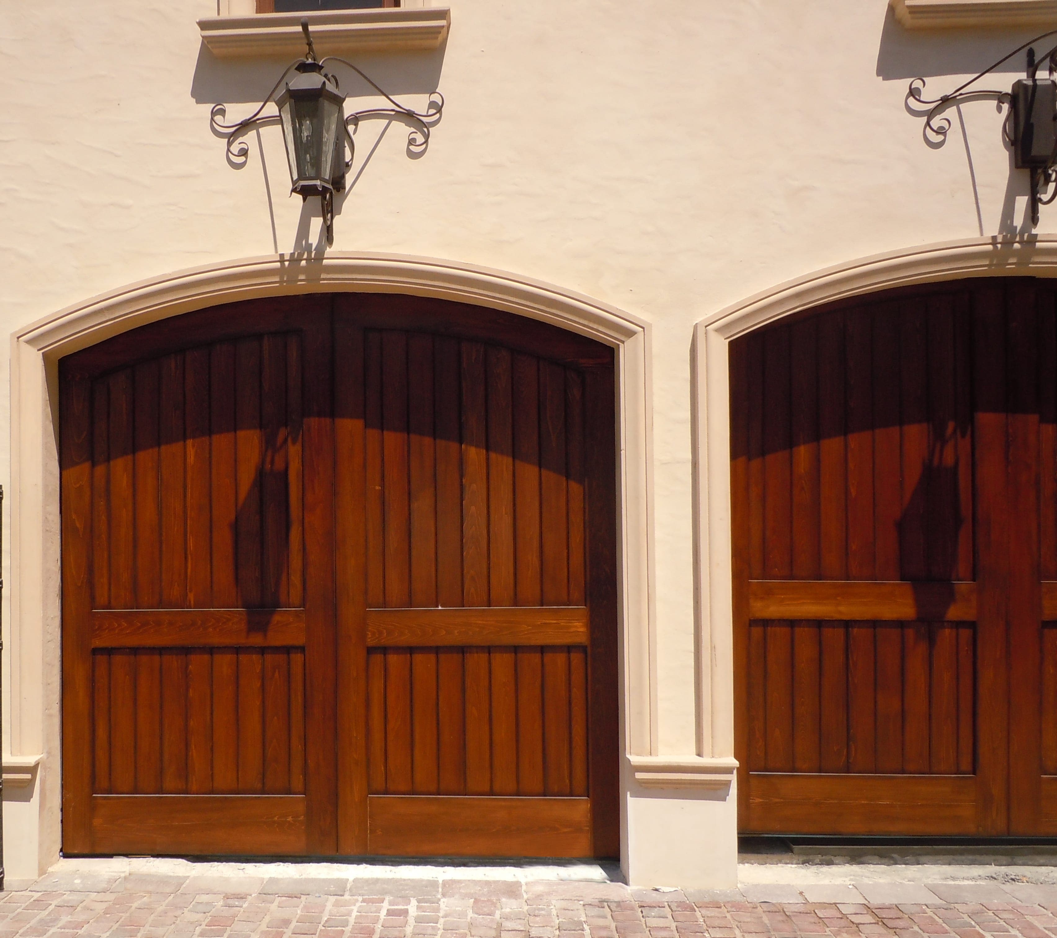 Garage and trellis mahogany project 19