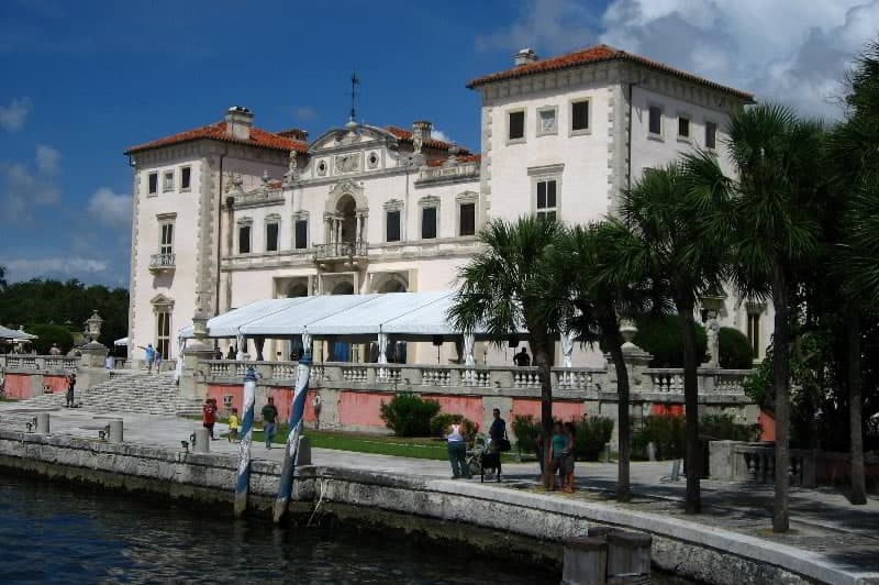 Vizcaya Museum and Gardens mahogany work